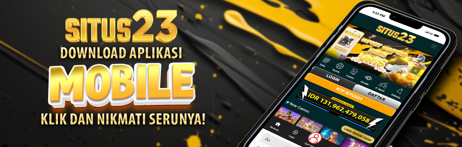 Banner apk SITUS23